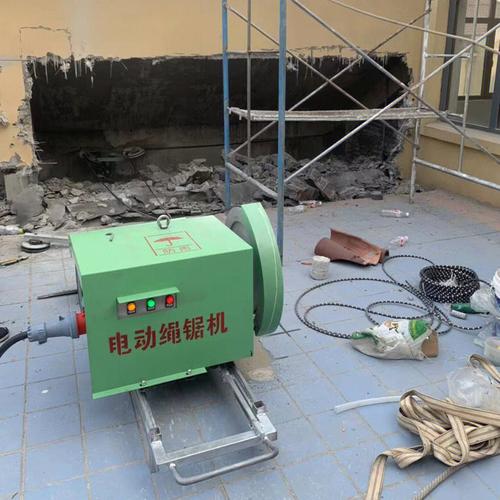 電動繩鋸機 防撞欄與石材切割領域的利器——金鋼石繩鋸技術解析